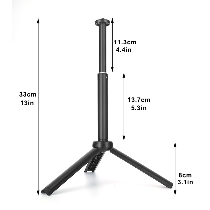 Luxceo L03 Desktop Portable Adjustable Sturdy Tripod Stand