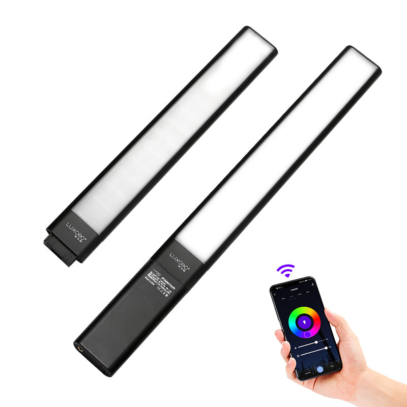 LUXCEO P6 RGB Video Light - Rechargeable Li-ion Battery, Bluetooth